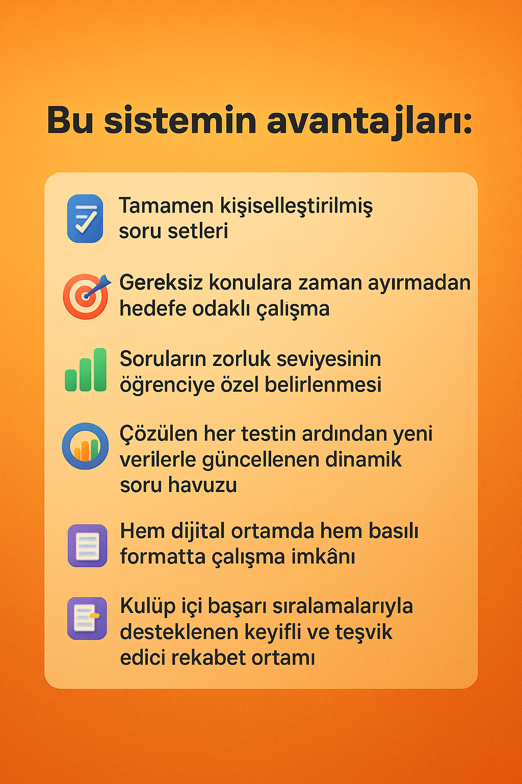 Kişiye Özel Soru Bankası